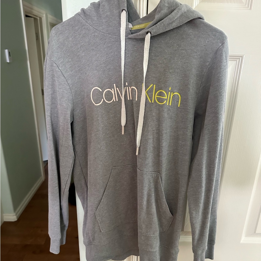 Calvin Klein Small Grey Pullover Hoodie